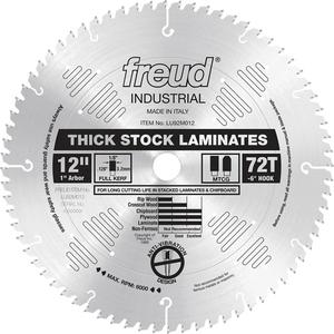 Industrial Saw Blade - Chipboard - 12", 1", 72, Laminate