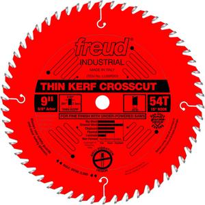 TCS Industrial Saw Blade - Rip/Crosscut Thin Kerf - 9", 5/8", 54, Wood