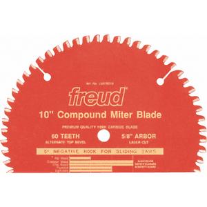 TCS Sliding Compound Mitre Blades Industrial Blades - 10", 5/8", 60, Wood