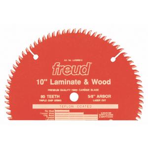 TCS Chipboard Industrial Blades - 10", 5/8", 80, Laminate