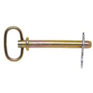 Hitch Pin with Clip - Yellow Zinc, 4", 5/8"