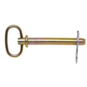 Hitch Pin with Clip - Yellow Zinc, 4-1/4", 1/2"