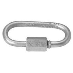 Quick Link - 220 lbs. (0.11 tons), 1/8", Stainless Steel, Polished