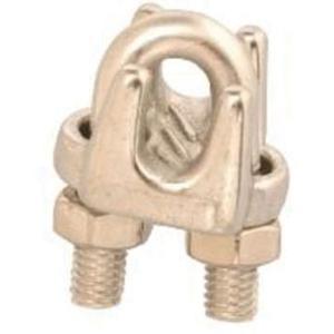 Cast Stainless Steel Wire Rope Clip - 1/8", Polished