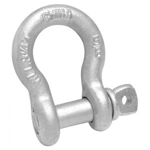 Anchor Shackle - 1", 17000 lbs. (8.5 tons), Screw Pin, Hot Dip Galvanized, Drop-Forged Carbon Steel