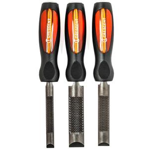 4-in-1 Combination Chisel and Wood Rasp Set - 3, 1 Year
