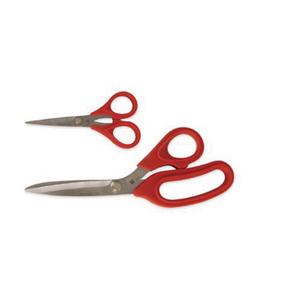 Home Craft Scissor Set - 4-3/4"/3", 8"/5", Rings, Offset, Ambidextrous, Package, 2
