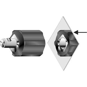 Adapter - 0.508" (12.9 mm) male end Dia., Dinse Male/LC-40/40HD Female