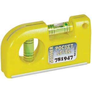 Pocket Levels - Pocket Level, Magnetic, 2