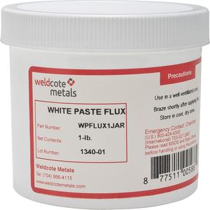 White Paste Brazing Flux - Jar, 1 lb.