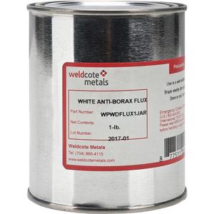 White Antiborax Flux - Jar, 1 lb.
