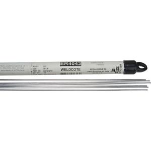 36" Cut Length TIG Rods - 1/16", Aluminum
