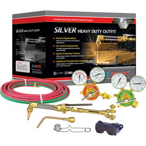 Silver Heavy-Duty Welding & Cutting Outfi ts - Victor® Equivalent, 3/4", 1/2"