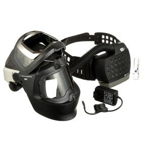Adflo™ Powered Air Purifying Respirator - Welding Helmet, Lithium-Ion, ANSI Z89.1-2009 -Type 1 Class G, ANSI Z87.1-2010, CSA Z94.3, NIOSH, Heavy-Duty, Belt-Mounted, Black