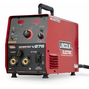 Invertec® V276 Stick & TIG Power Source - 230 V/208 V/380 V/415 V/460 V/575 V, 1 Ph/3 Ph, 50/60 Hz, Invertec V276 Power Source, 10 ft. Input Power Cable, 13.6" x 9" x 20.25" (345 mm x 229 mm x 514 mm)