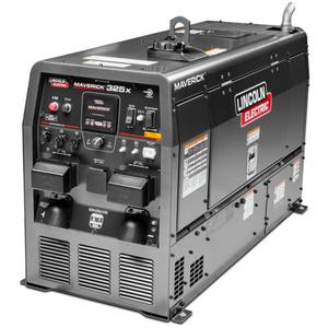Maverick® 325X Advanced Engine-Driven Welder - 120 V/240 V, 1 Ph, 60 Hz, 34.23" x 21.25" x 54.29" (867 mm x 540 mm x 1379 mm), 325A / 33V / 100% @ 104°F (40°C), 80 Peak OCV at 3600 RPM