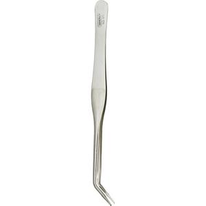 Utility Tweezers with Curved Tip - 6-1/2", Curved, Steel