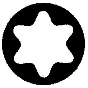 Klein® Cushion-Grip Screwdrivers-Round Shank, Torx® Tip - T-15, 4", Round, Cushion Grip, 8-5/16"