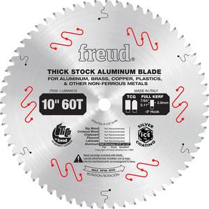 Industrial Saw Blade - 10", 5/8", 72, Non-Ferrous