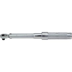 Ratcheting Head Micrometer Torque Wrench - 26-17/64", Click, 1/2" Square, 50 - 250 lbf. Ft, 1 ft-lbs., 1-7/8", 1-13/32", Full Polish