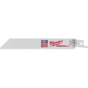 High Performance Super Sawzall® Blades - 6", 3/4", 0.05", 8.5, Bi-Metal