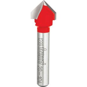 Freud Router Bit - V Grooving Bit - 1/2", 7/17", 1-3/4", 1/4"