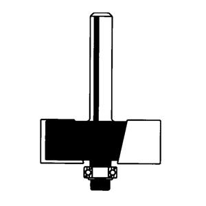Freud Router Bit - Rabbeting Bit With  Bearing Set - 1-3/8", 1/2", 2-1/2", 1/2"