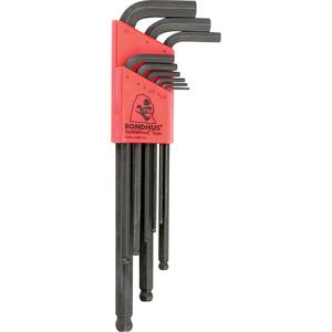 Balldrive L-Style Hex Key Set - 9, Metric