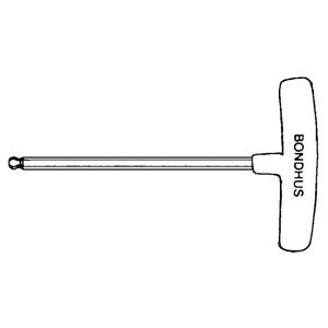 Individual Hex Keys - SAE - 6", 3/32", T Handle, Ball, SAE