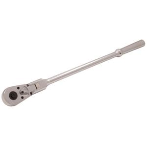 Reversible Ratchet - Flexible Head - 14-1/2", 1/2", Plain