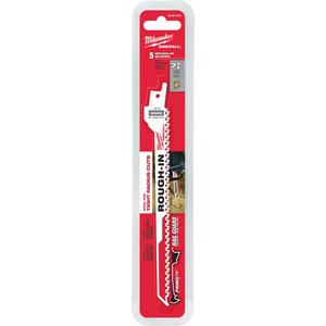 Sawzall® Rough-In Blade - 7-3/8", 1", 0.042", 10, Bi-Metal