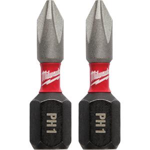 Shockwave™ Insert Bits - Phillips, 1/4", #1, #2, #3, 1", Hex