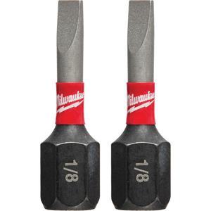 Shockwave™ Insert Bits - Slot, 1/4", 1/8"/#6, 3/16"/#8, 1/4"/#10, 1", Hex