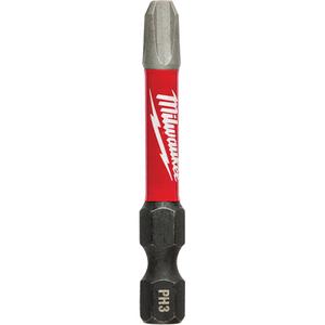 Shockwave™ Impact Power Bit - Phillips, 1/4", #3, #1, #2, 2", Hex