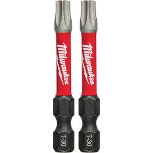Shockwave™ Impact Power Bits - Torx, 1/4", T-30, 2", Package, 2