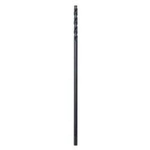Aircraft Length Drill Bit - High Speed Steel, 1/8", 3/16", 1/4", 5/16", 3/8", 7/16", 1/2", 0.125", 12", 1-5/8", 135°, Black Oxide