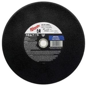 General Purpose Cut-Off Wheels - 14", 3/32", 1", 4365, 1, Aluminum Oxide, Package, 5, A36P