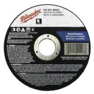 Depressed Centre Cut-Off Wheels - 4-1/2", 0.045", 7/8", 13580, 27, Aluminum Oxide, Package, 25, A60T, Metal/Stainless Grinding