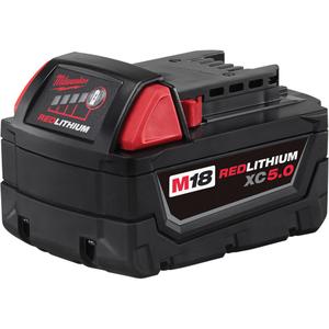 M18™ Redlithium™ XC5.0 Extended Capacity Battery Pack - 18 V, 5 A, Lithium-Ion