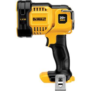 Max Cordless Jobsite Spotlight - LED, 1000, 90, 4, 13.5, Rechargeable, Black/Yellow, Plastic, 465 m, Not Included, 20V Max, 1.42 lbs.