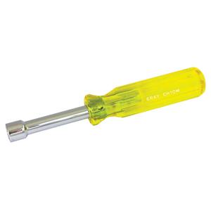 Nut Driver - 10 mm, 6", Non Magnetic, Plastic, Amber