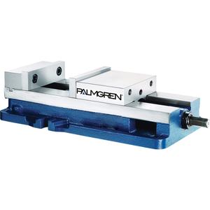 Palmgren® Dual Force Precision Machine Vise - 5-15/16", 8-63/64", 1-3/4", Slotted, Smooth, 18-15/16", 0.001" @ 4000 lbs.