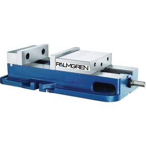 Palmgren® Dual Force Precision Machine Vise - 8-7/64", 10-7/16", 2-13/64", Slotted, Smooth, 23-1/32", 0.001" @ 4000 lbs.