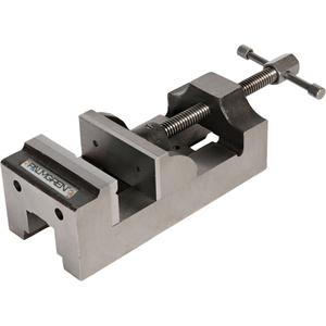 Palmgren® Traditional Drill Press Vise - 4", 4", 1-3/4", Universal, Grooved, 12", 3-1/4", 0.002" @ 2000 lbs.