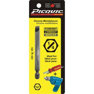 Picquic® Powerbit - Slot, 1/4", 1/4", 3"
