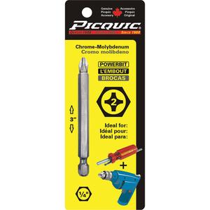 Picquic® Powerbit - Phillips, 1/4", #2, 3"