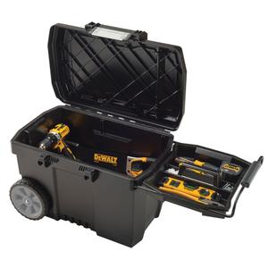 Contractor Chest - 24-13/16", 16-1/2", 15-19/32", Black, 15 Gal, 7"