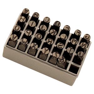 Letter Hand Stamp Set - 27, 1/4", 1/8"