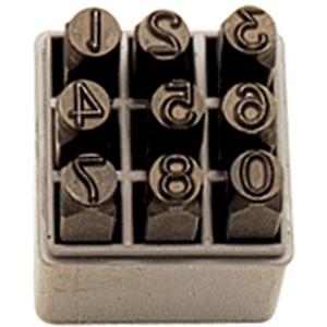 Number Hand Stamp Set - 9, 1/2", 3/8"