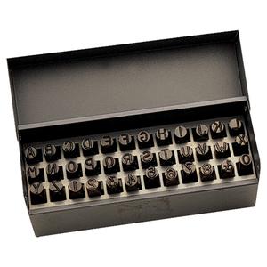 Letter & Number Hand Stamp Set - 36, 1/4", 1/8"